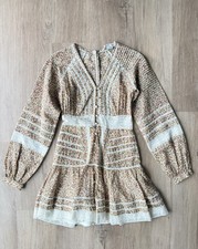 Veronica Beard Addilyn Floral Peasant Dress Size 00