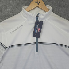 Vineyard Vines On The Go Sankaty 1/4 Zip Performance Golf Pullover Mens M NWT