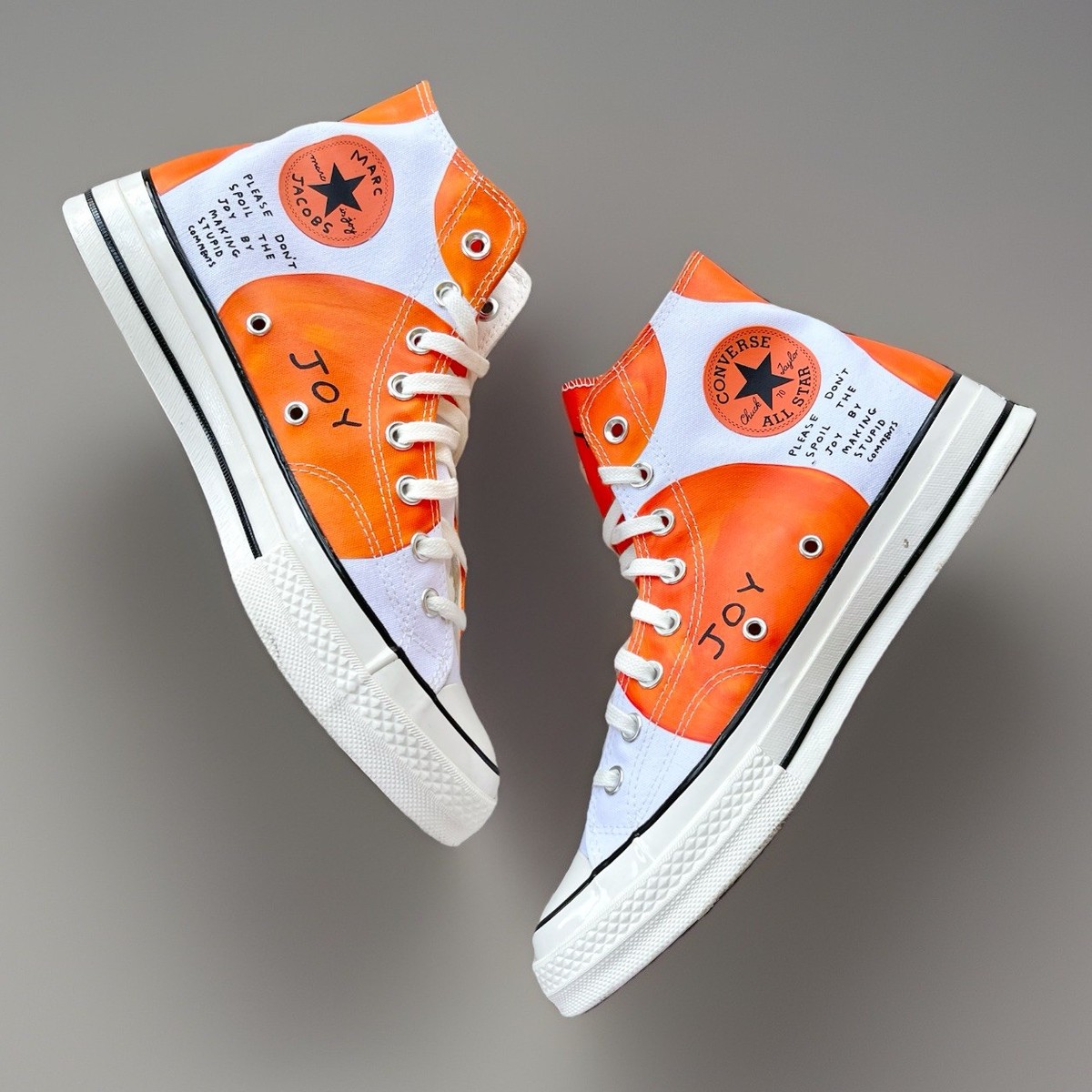 Converse Chuck 70 Hi Marc Jacobs Joy Mandarin Orange A19269C Men's