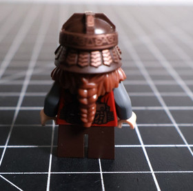LEGO Gimli Minifigure lor013 Lord of the Rings Set 79006 Council Elrond + Axe