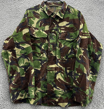 British Army DPM Combat Jacket Woodland Camo Medium Vintage Military Issue