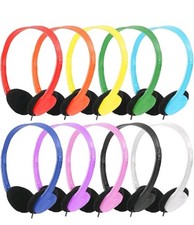 Bulk Headphones For School Classroom Students Kids 10 Pack 3.5mm NWT