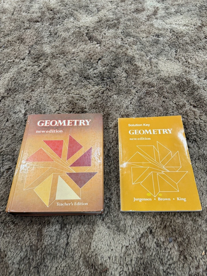 SOLUTION KEY & TEACHER’S EDITION - “Geometry New Edition” - By: Ray C. Jurgensen - Image 2 of 4