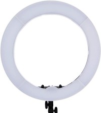 Prismatic 18 inch LED Halo Bi-Color Ring Light Dimmable 55W 5500K, Influencer