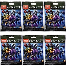 Mega Construx HALO Universe Series 1 Blind Bag Mini Figures Complete Bundle of 6