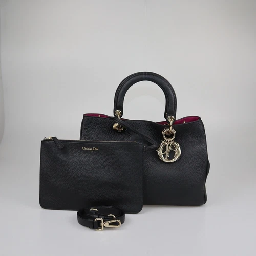 Sac cabas Dior noir moyen Diorissimo