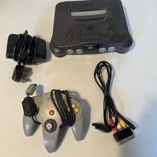 Nintendo 64 N64 Console With Leads And Controller