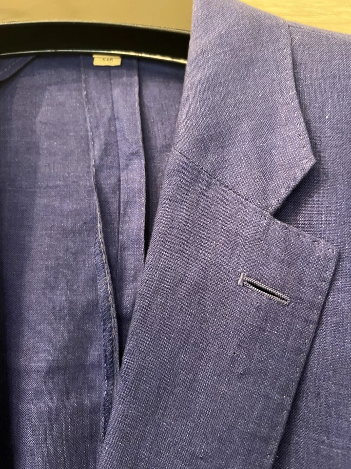 Burberry jacket blue, size 54 or US42 Made in Italy - Image 4 of 4