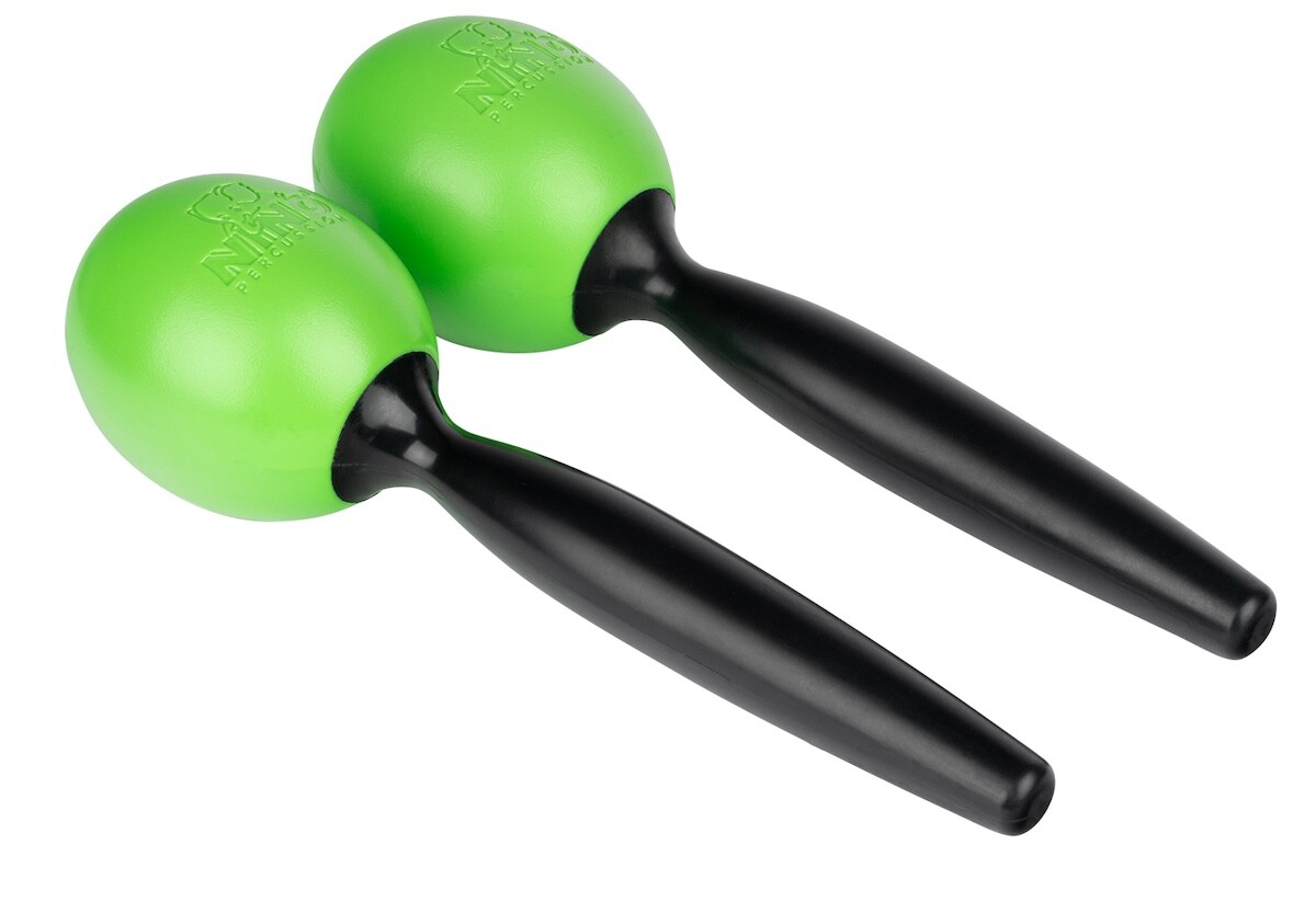 Маракасы MEINL NINO575GG из литого пластика ABS, зеленые