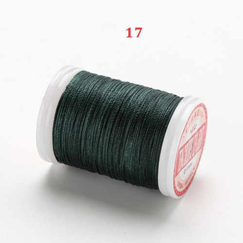 0.5mm Round Waxed Thread for Leather Craft Sewing Polyester Cord Wax Strings - Picture 11 of 34