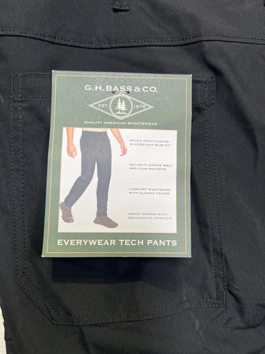 G.H Bass & Co Mens Size 36x32 Everywhere Tech Pant - Picture 5 of 8