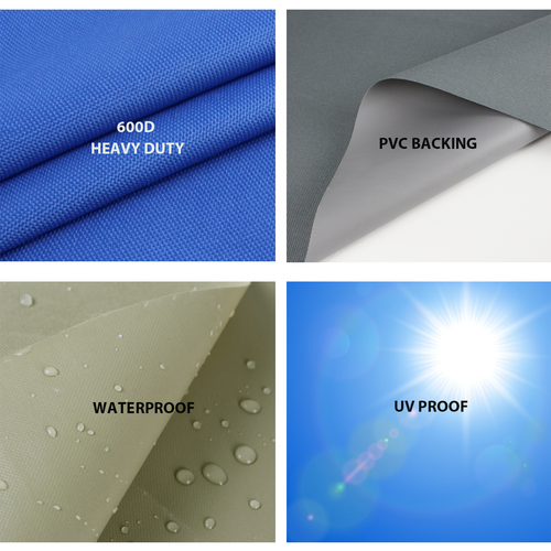 Marine Canvas Vinyl Fabric Waterproof Awning Material Boom Boat Deck Patio Cover - Picture 3 of 43