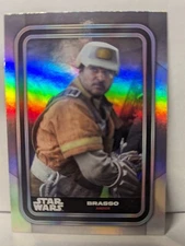 2023 TOPPS STAR WARS FLAGSHIP RAINBOW SILVER FOIL BRASSO #35