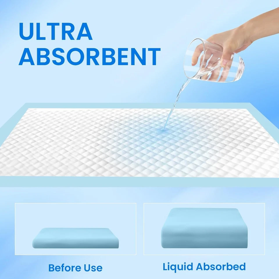 Pet Training Pads 200/100 Puppy Dog Toilet Pee Indoor Super Absorbent 60x90cm AU - image 3 of 4