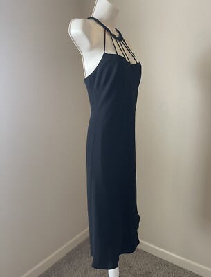 Evan Picone Women's Black Elegant Sleeveless Halter Dress s 6 | eBay