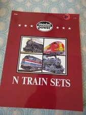 BX Train Book MODEL POWER N TRAIN SETS AAAAA