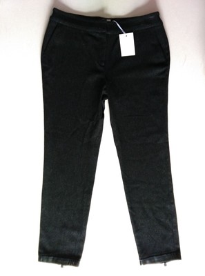 NEU lala Berlin Damen Hose L 40 Wollhose schwarz 70% Wolle warm Stiefelhose