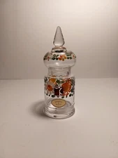 Carlo Moretti Jar With Murano Glass Lid Design 1970 Signed