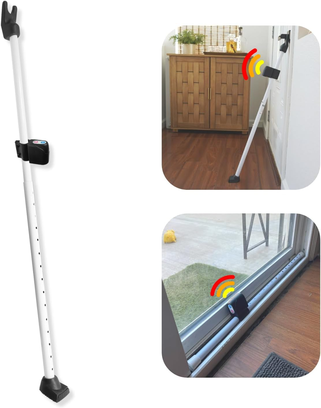 Heavy-Duty 120dB Door Security Bar Alarm for Sliding Doors