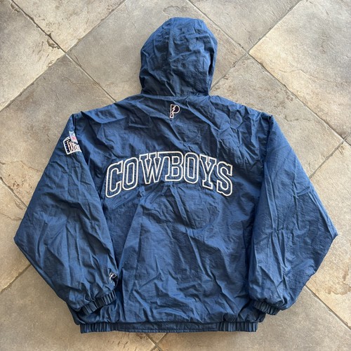 Giacca imbottita reversibile vintage anni 90 Pro Player NFL Experience Dallas Cowboys uomo L - Foto 2 di 14