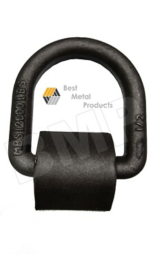 (3) D Ring 1/2'' Trailer Truck Tow Tie Down Chain Anchor Moving Rope 1000201
