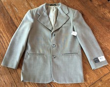 NWT New Youth Boys 10 Regular Taupe Tan Van Heusen Sport Coat Blazer Jacket