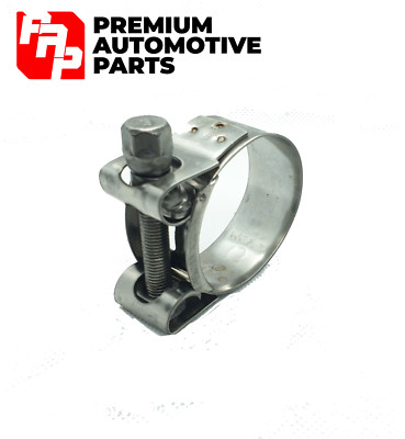 Motorrad Edelstahl Auspuffschelle 43mm 44mm 45mm 46mm 47mm *Mikalor*