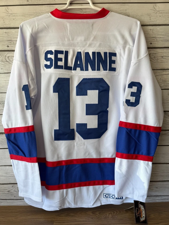 Teemu Salenne Winnipeg Jets Throwback" CCM NHL Jersey (52) X-Large - Image 4 of 4