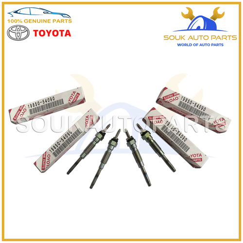 Toyota Genuine OEM Glow Plug Set (19850-54090) – Direct Fit For Diesel Engines-1231706