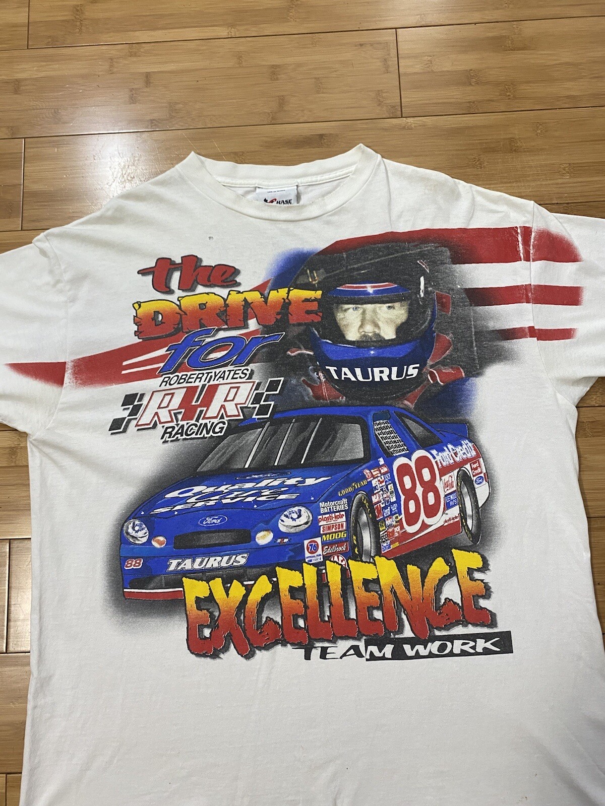 Vintage NASCAR Dale Jarrett 88 Racing  T Shirt 2XL VTG Authentic Rare image 3