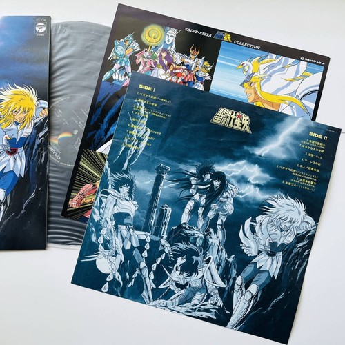 Saint Seiya Music Collection III LP 1987 Vinyl Columbia CX-7311 w/ 6 Postcards E - Picture 3 of 10