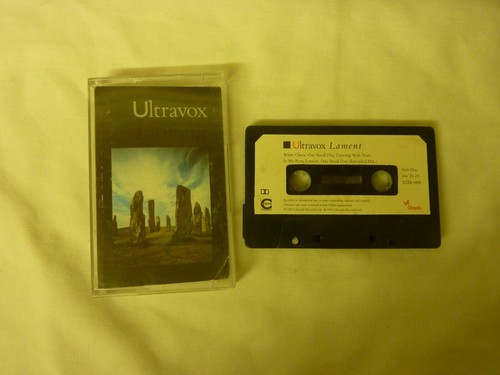 Ultravox Lament original Chrysalis UK cassette tape album no indent