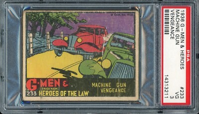 1936 G-men & Heroes #233 Machine Gun Vengeance PSA 3 | eBay