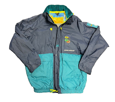 Vintage Helly Hansen Jacket Teal and Nave Blue Adult Size XL | eBay