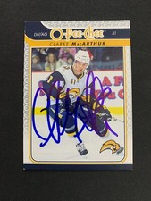 CLARKE MACARTHUR SABRES AUTOGRAPH AUTO 09/10 O-PEE-CHEE OPC #327 *10646