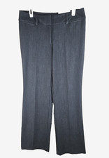 NWT Ann Taylor Loft Grey Women's Curvy Fit Trousers Sz 6 dress business stretch