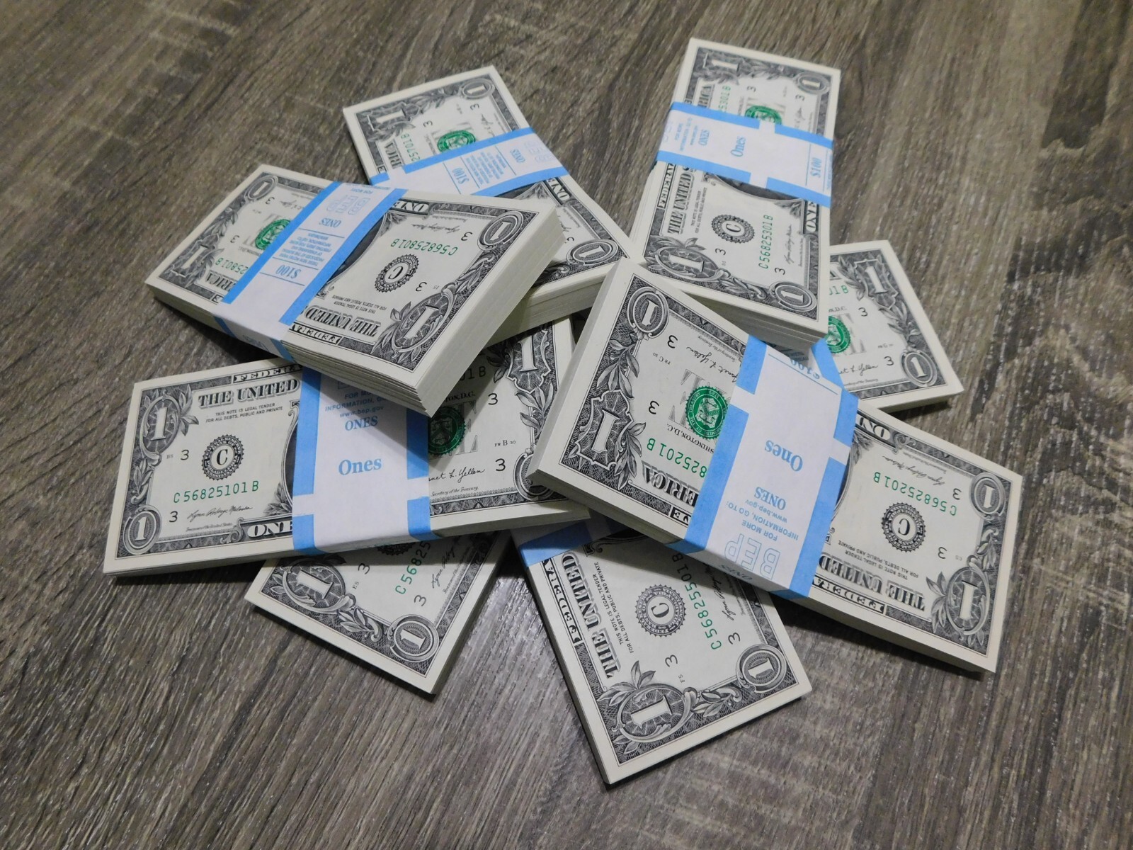 2021 U.S Lucky One $1 Dollar Bill Consecutive Serial # Banknote Uncirculated NEW