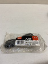 Axis PET13-1022 3.5mm to 3.5mm Stereo Auxiliary Cable, 6ft