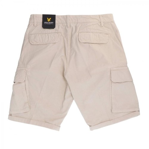 FARAH VINTAGE "WEMBLEY" CARGO SHORTS ECRU, NEW! CASUAL-ULTRAS - Foto 2 di 2