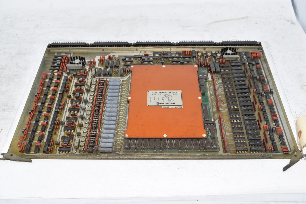 Hitachi A87L-0001-0009 Core Memory Module Circuit Board | eBay Hitachi A87L-0001-0009 Core Memory Module Circuit Board | eBay