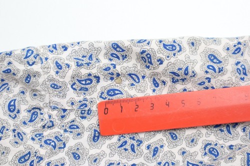 ACQUAVERDE Shirt Men's XL Paisley Pattern Spread Collar Button Up Pockets - Picture 9 of 9