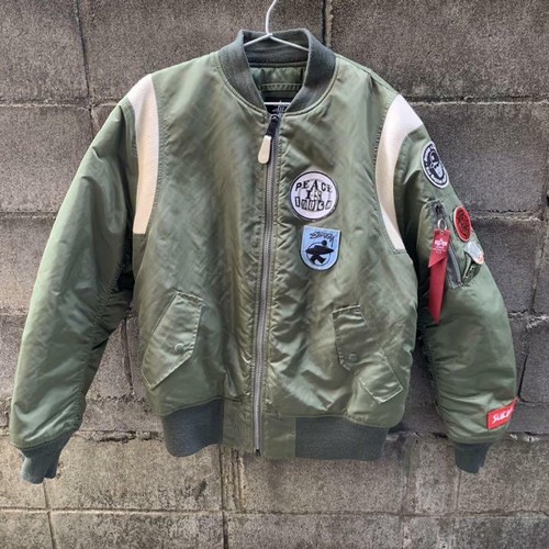 STUSSY x Alpha MA-1 blouson jacket 25th 
