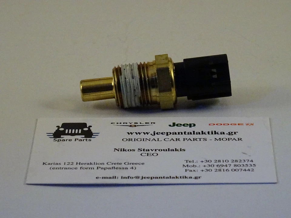 Sensor de temperatura de refrigerante Chrysler Cruiser PT 01-10 5269870AB nuevo genuino Mopar Foto 2 de 4