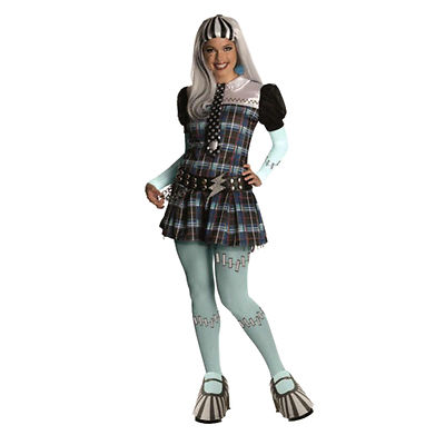 Monster High Kostüm Frankie Stein Original Schulmädchen Horror Gothic 1288070013