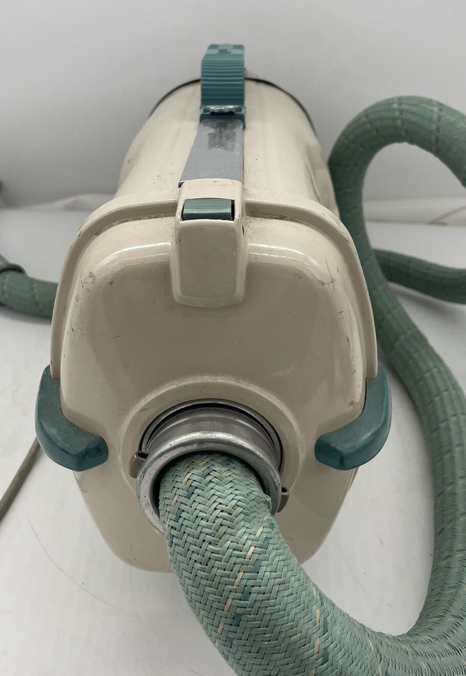 VTG Electrolux Model L White Canister Vacuum Cleaner. Tested! See Video