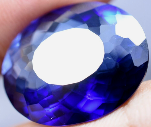 Natural 24.65 Ct Burmese Royal Blue Sapphire GGL Certified Loose Gemstone - Picture 2 of 8