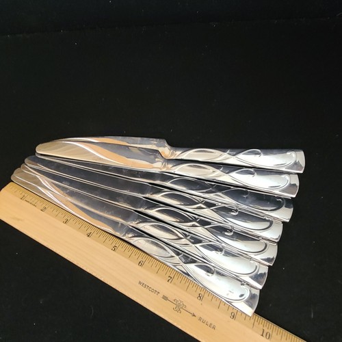 Towle Living Blossom 27 Piece Flatware Set Knives Forks Spoons Stainless - Picture 21 of 21