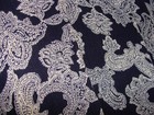 KNOX ROSE Dark Blue & Gray PAISLEY Print Faux WRAP Maxi SKIRT Sz SMALL — photo 3