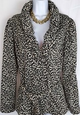 Marisa Christina ~~ Leopard Animal Print Jacket With Tie Belt