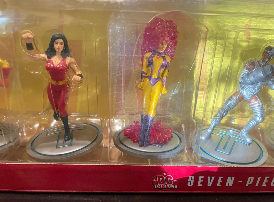 DC Direct The New Teen Titans Juego de PVC de siete piezas - sin abrir (2000) Foto 4 de 4